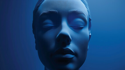 Digital Serenity: Trust and Transformation in Shades of Blue