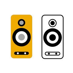 speaker concept illustration icon design