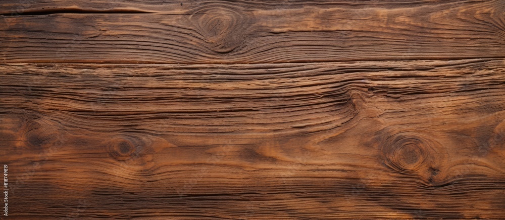Aufkleber a weathered wood board with a textured surface perfect for a copy space image