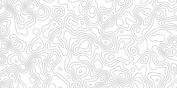 Abstract visual simulation of contour mapping with swirling pattern lines


