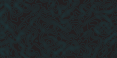 Decorative pattern of swirling terrain lines for use in abstract design


