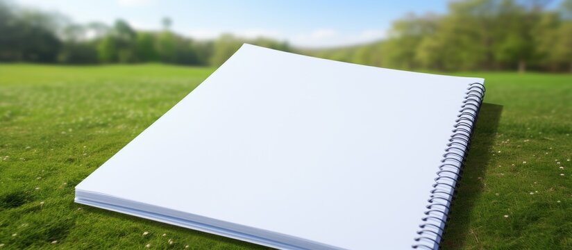 Notebook with ample copy space for textual content