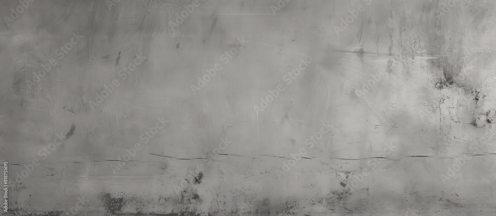 Poster Rough canvas perfect for vintage design Wide panoramic gray background texture Ideal for background with copy space image