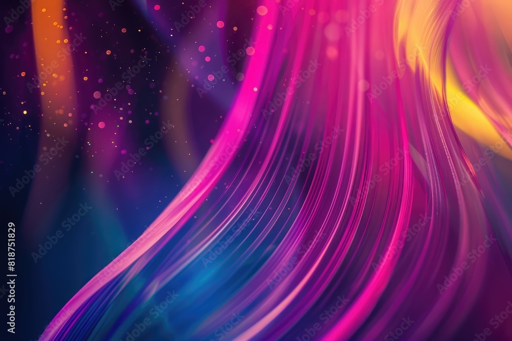 Poster pink and blue abstract background with sparkles aig51a.