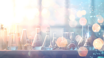 Material Science Blurred Scene for Presentation Slide