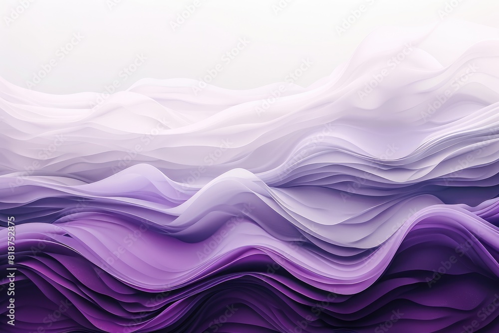 Aufkleber a purple and white abstract background with a wavy pattern. aig51a.