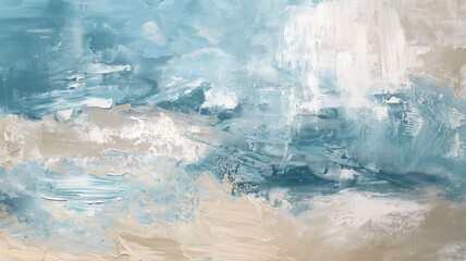 Elegant Serenity: Tosca White Cream Abstract Paint Background
