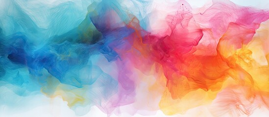 Enhance your design with a vibrant watercolor background offering plenty of copy space for your creative ideas