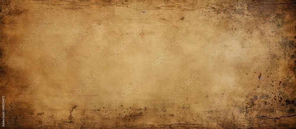 Poster the image presents an aged paper texture with a background that allows for copy space