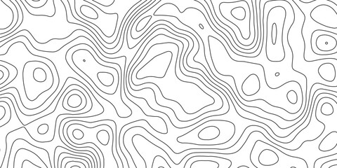 Abstract design concept based on geographic contour line systems

