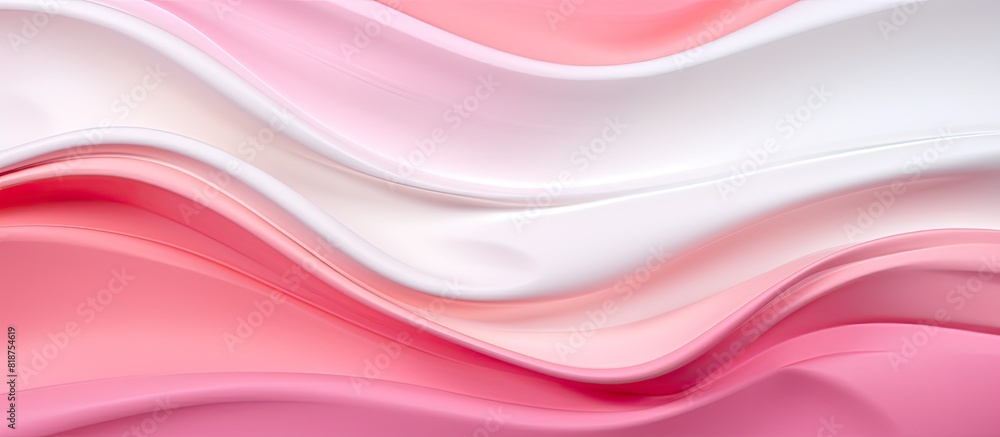 Poster soft transition from pink to white plasticine in the background the image offers ample copy space