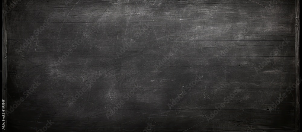 Poster a blackboard with empty space for writing or drawing. creative banner. copyspace image