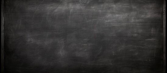 A blackboard with empty space for writing or drawing. Creative banner. Copyspace image