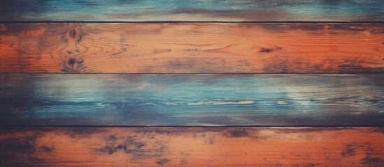 A vintage filter enhances the grunge wood wall background of the copy space image