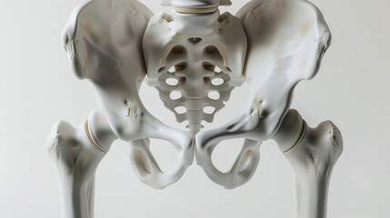 bone anatomy picture reference. realistic illustration of the human pelvis bone skeleton