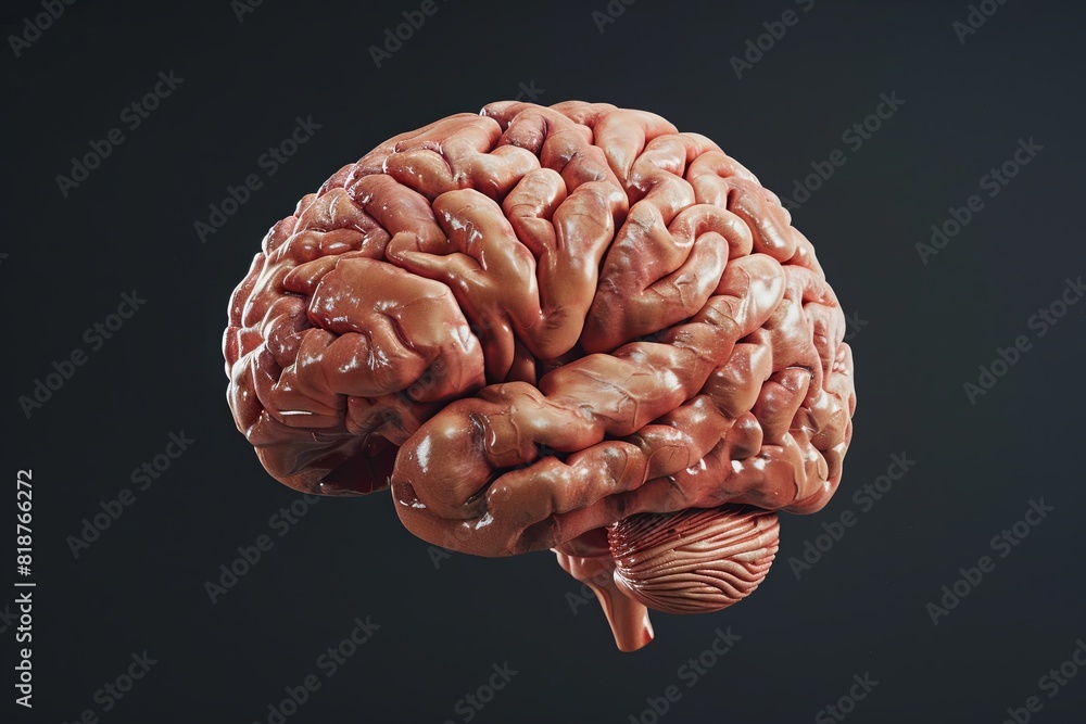Poster the intricate structure of a human brain is highlighted, showcasing the complex network of neurons a