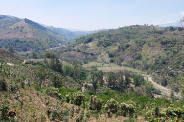 Naklejka premium Berge bei Orosi in Costa Ricas Tropen