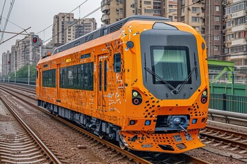 Railroad Track Maintenance Track Geometry Car Specialized track geometry car used for precise measurements during maintenance