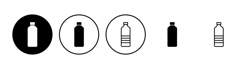 Bottle icon set. bottle vector icon