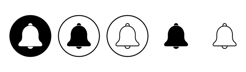 Bell Icon set. Notification icon for your web site design