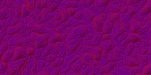 Seamless fluid background made from elevation-inspired contour art

