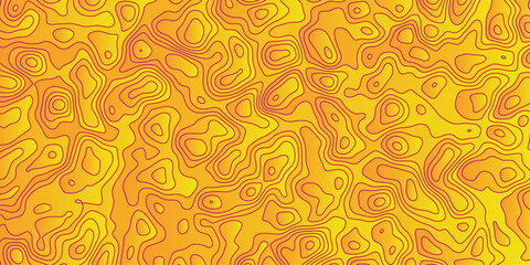 Fototapeta premium Organic topographic design background with flowing line art detail