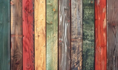 colour wood pinspired , Generative AI