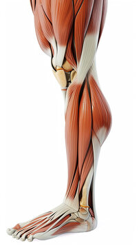 reference picture of human body parts anatomy. realistic illustration of the human feet muscle system
