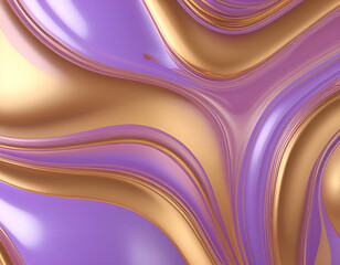 Vibrant Abstract Background: Flowing Waves and Curves in Energetic Design - Rare Color