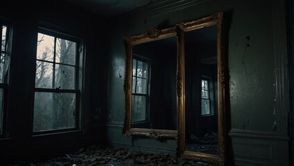 The mansion stands silent and deserted