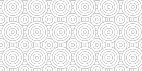 Overlapping Pattern Minimal diamond geometric waves spiral and abstract circle wave line. white and gray color seamless tile stripe geometric create retro square line backdrop pattern background.