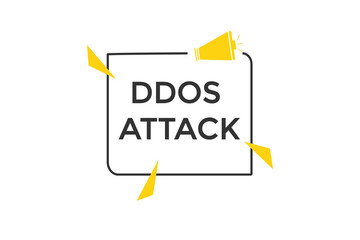 new website ddos attack  button learn stay stay tuned, level, sign, speech, bubble  banner modern, symbol,  click 
