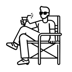 Vacation icon, leisure icon, summer icon, travel icon, beach icon, sun icon, tourism icon, airplane icon, travel destinations icon, family icon, business icon, sunbathing icon, icon, travel, summer,