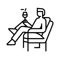 Fototapeta premium Vacation icon, leisure icon, summer icon, travel icon, beach icon, sun icon, tourism icon, airplane icon, travel destinations icon, family icon, business icon, sunbathing icon, icon, travel, summer,