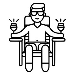 Vacation icon, leisure icon, summer icon, travel icon, beach icon, sun icon, tourism icon, airplane icon, travel destinations icon, family icon, business icon, sunbathing icon, icon, travel, summer,