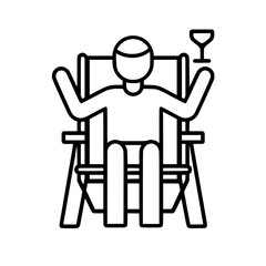 Vacation icon, leisure icon, summer icon, travel icon, beach icon, sun icon, tourism icon, airplane icon, travel destinations icon, family icon, business icon, sunbathing icon, icon, travel, summer,