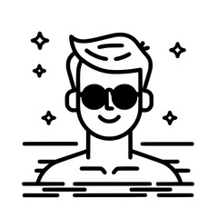 Vacation icon, leisure icon, summer icon, travel icon, beach icon, sun icon, tourism icon, airplane icon, travel destinations icon, family icon, business icon, sunbathing icon, icon, travel, summer,