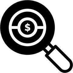 Business, chance, metaphors, money, opportunity, scan Icon