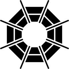 spider, trap, web, horror Icon