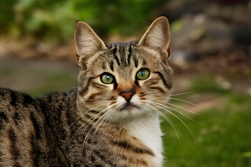 Naklejka premium portrait of a cat