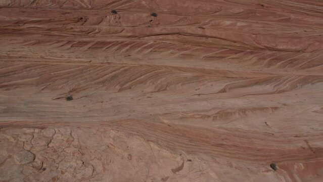 Ascending drone footage of the Coyote Buttes section of the Paria Canyon-Vermilion Cliffs in Arizona