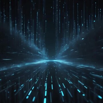 particles motion futuristic natural motion