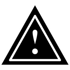 caution solid icon