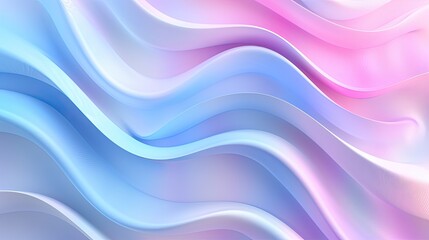 Soft Pastel Waves, Abstract Fluid Gradient