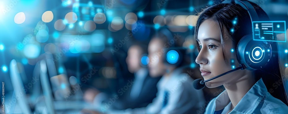 Poster tech company s powered customer service agents resolving client issues