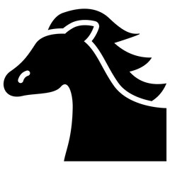 horse solid icon