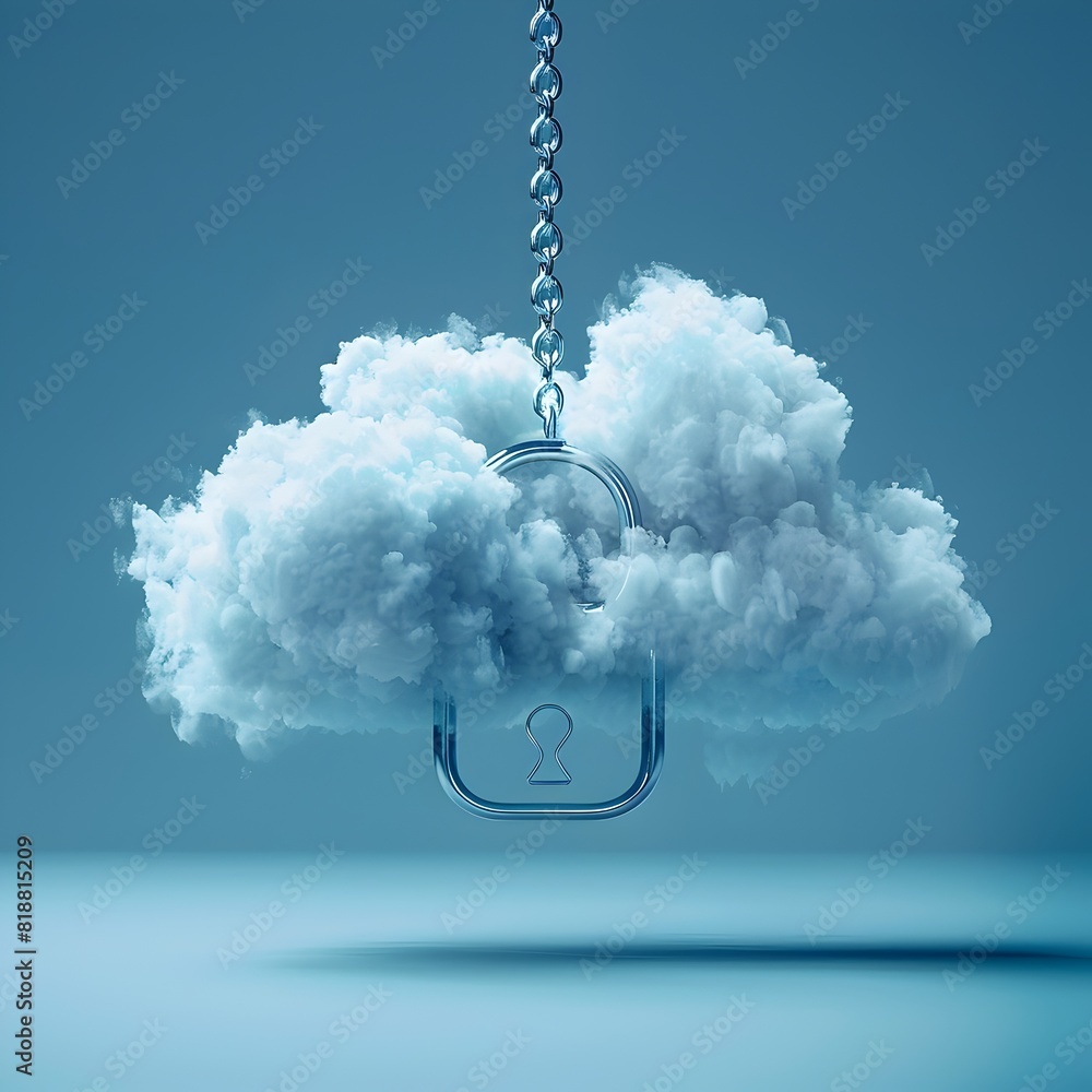 Poster cloud based encryption service ensuring secure data management for businesses