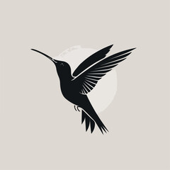 Hummingbird in cartoon, doodle style. Image for t-shirt, web, mobile apps and ui. Isolated 2d vector illustration in logo, icon, sketch style, Eps 10. AI Generative