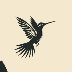 Obraz premium Hummingbird in cartoon, doodle style. Image for t-shirt, web, mobile apps and ui. Isolated 2d vector illustration in logo, icon, sketch style, Eps 10. AI Generative