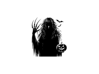 Fototapeta premium Spooky Delight: Halloween Vector Illustration for Festive Designs and Creepy Creations